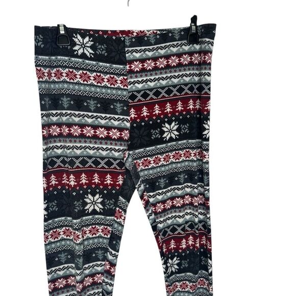 🔸BUNDLE ONLY🔸|EUC| FADED GLORY Holiday Christmas Print Leggings - Picture 2 of 5